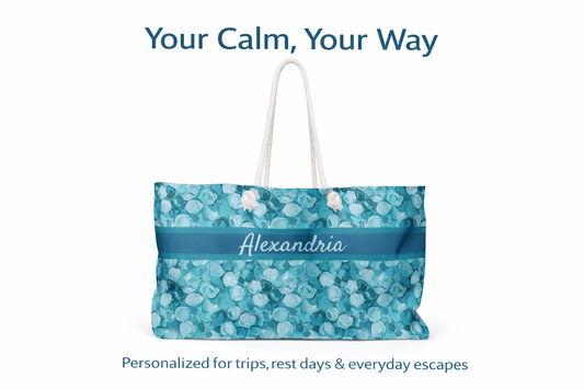 Your Calm, Your Way Personalized Beach Bag - You're My Kind of Weird