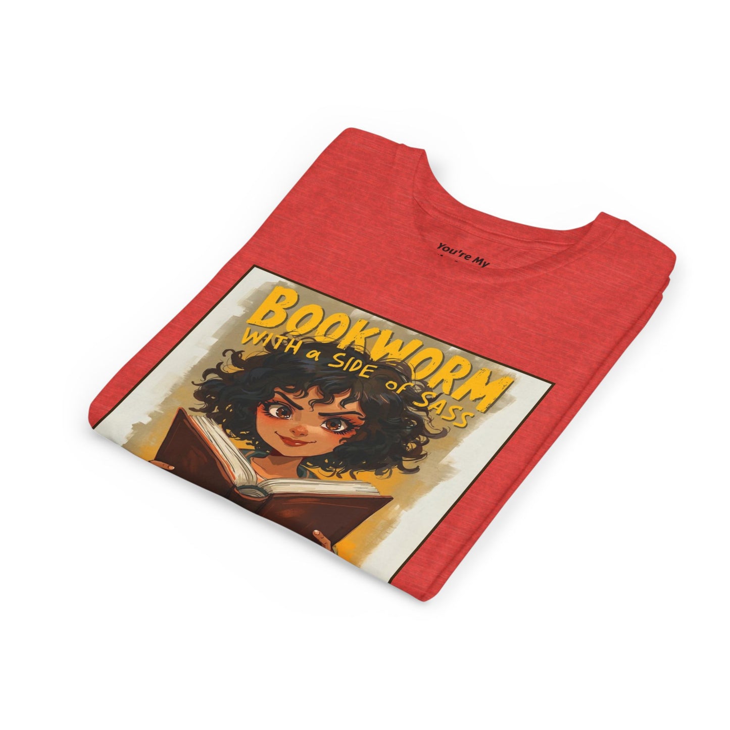 Kids Bookworm Sass Tee, Fun T-Shirt for Young Readers, Gift for Book Lovers, Back to School Apparel, Cute Kid's Graphic Tee