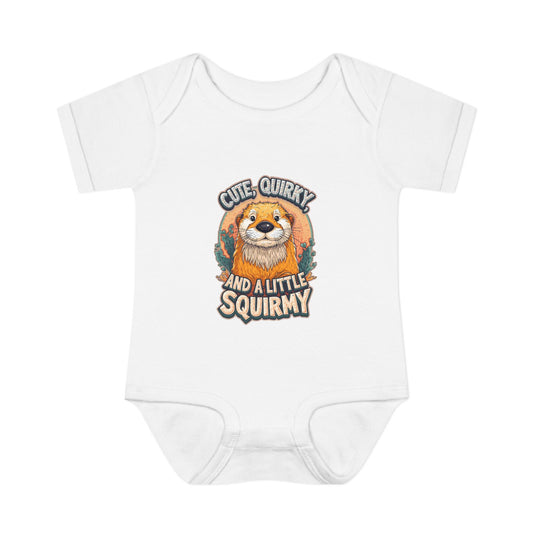 Cute, Quirky and A Little Squirmy Infant Baby Rib Bodysuit - You're My Kind of Weird Kids clothes