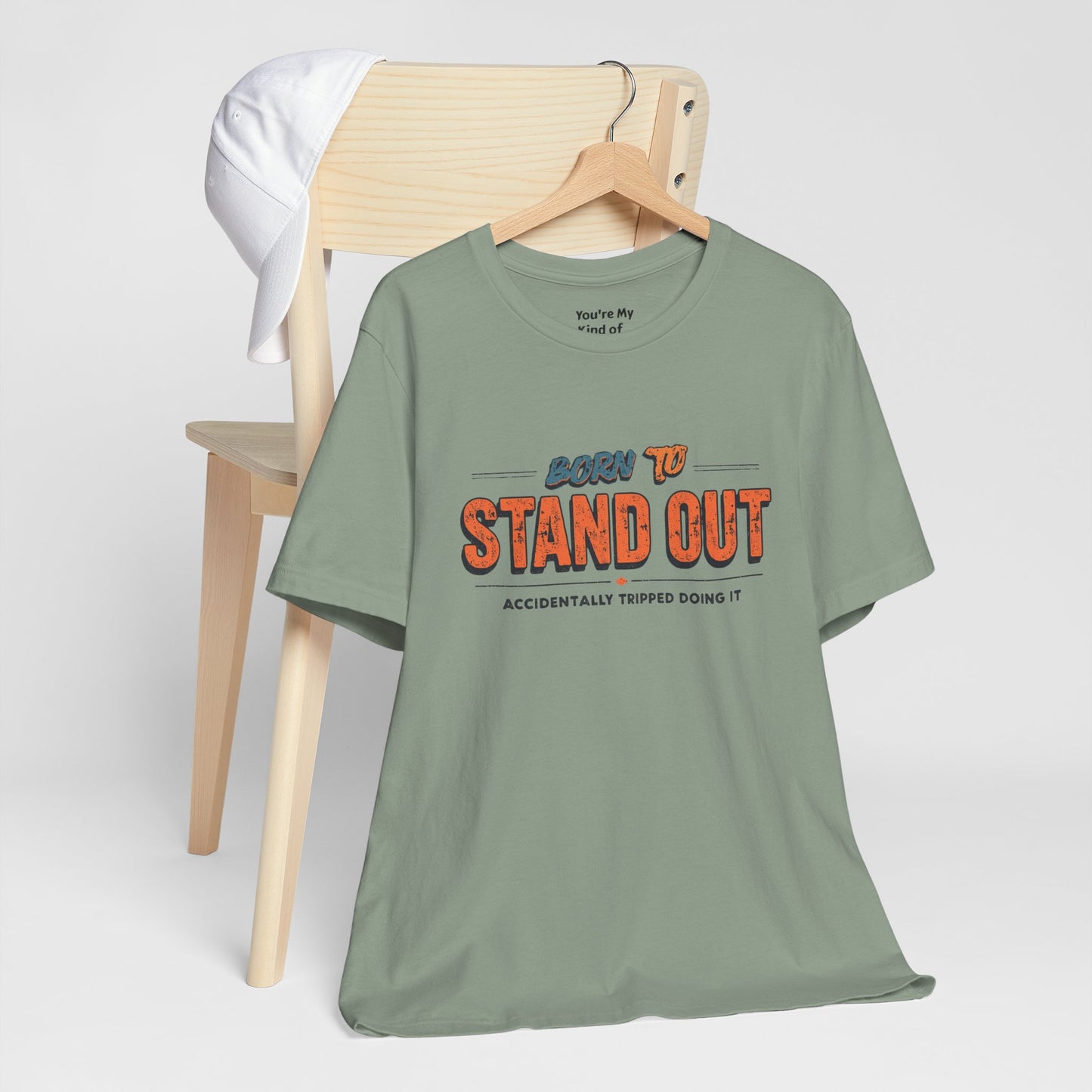 Born to Stand Out T-Shirt | Unisex Short Sleeve Tee for Confidence, Gift for Graduates, Birthday Present, Casual Wear, Unique Style