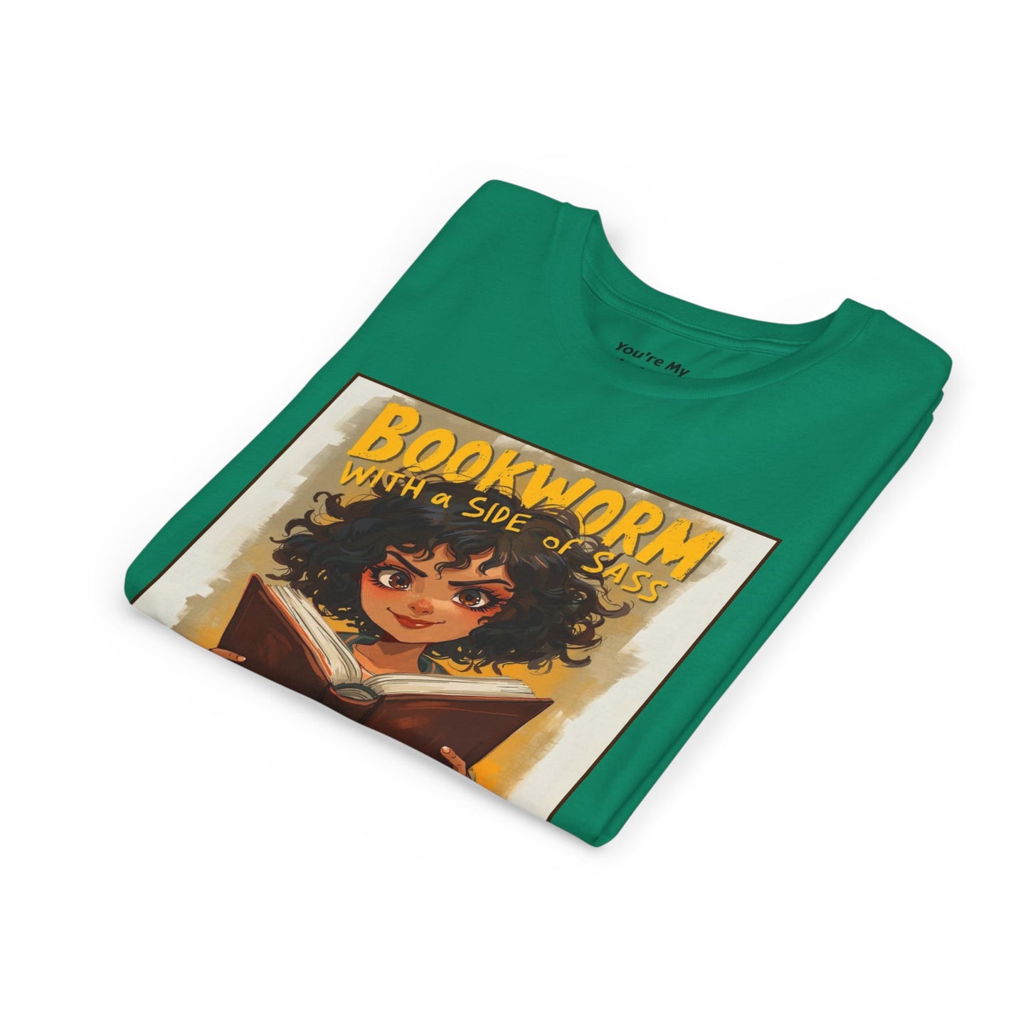 Kids Bookworm Sass Tee, Fun T-Shirt for Young Readers, Gift for Book Lovers, Back to School Apparel, Cute Kid's Graphic Tee