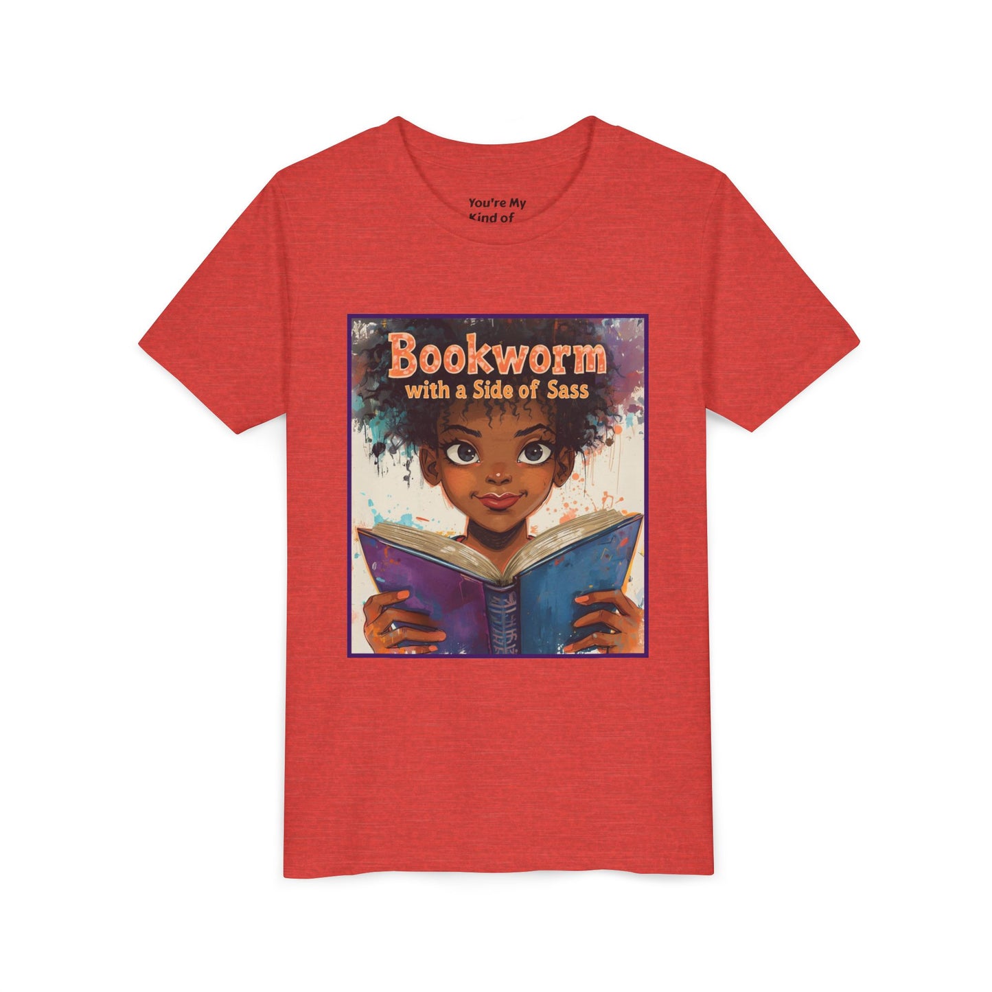Kids Bookworm Sass Tee, Fun T-Shirt for Young Readers, Gift for Book Lovers, Back to School Apparel, Cute Kid's Graphic Tee