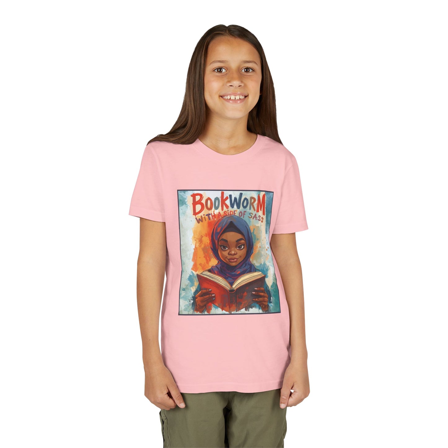 Kids Bookworm Sass Tee, Fun T-Shirt for Young Readers, Gift for Book Lovers, Back to School Apparel, Cute Kid's Graphic Tee