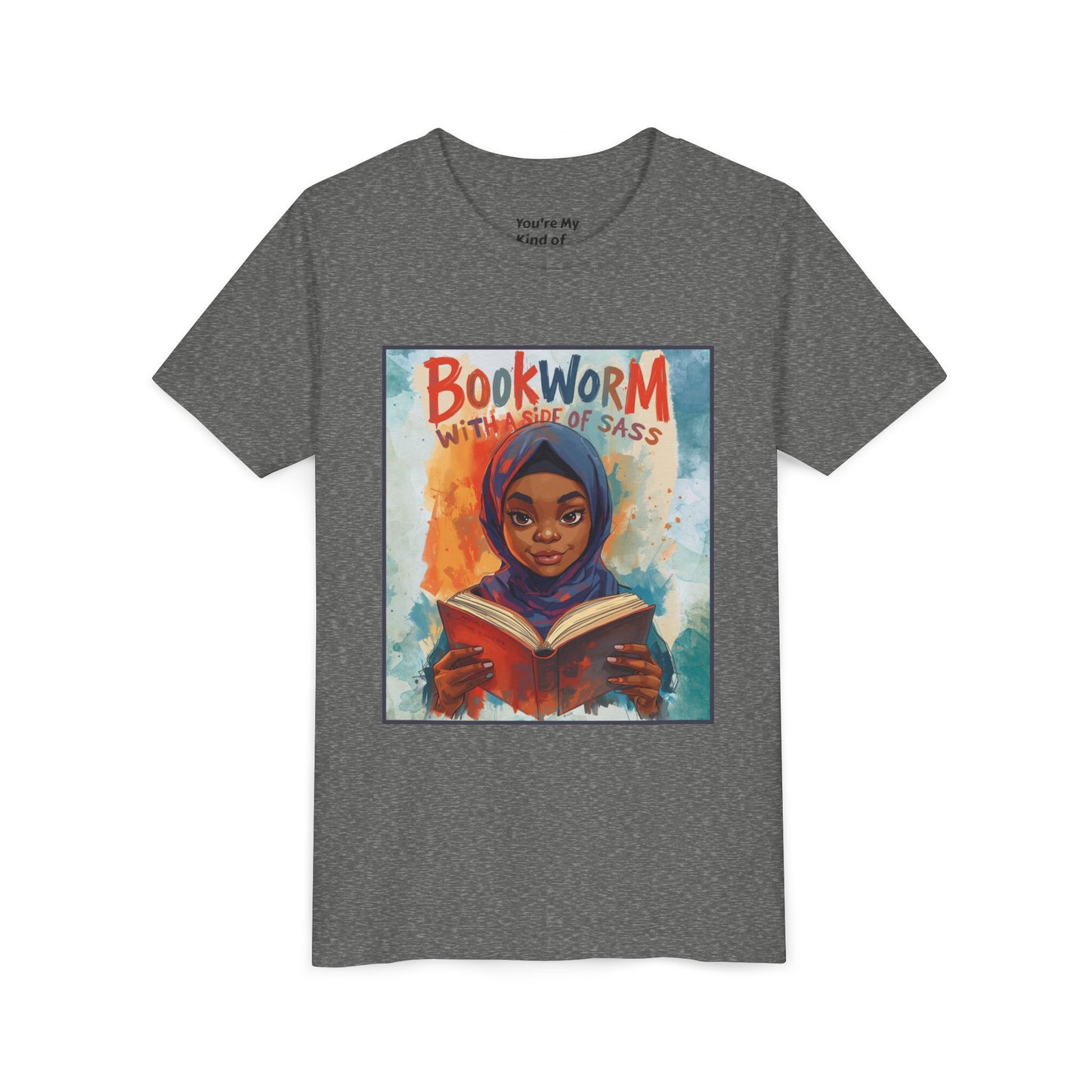 Kids Bookworm Sass Tee, Fun T-Shirt for Young Readers, Gift for Book Lovers, Back to School Apparel, Cute Kid's Graphic Tee