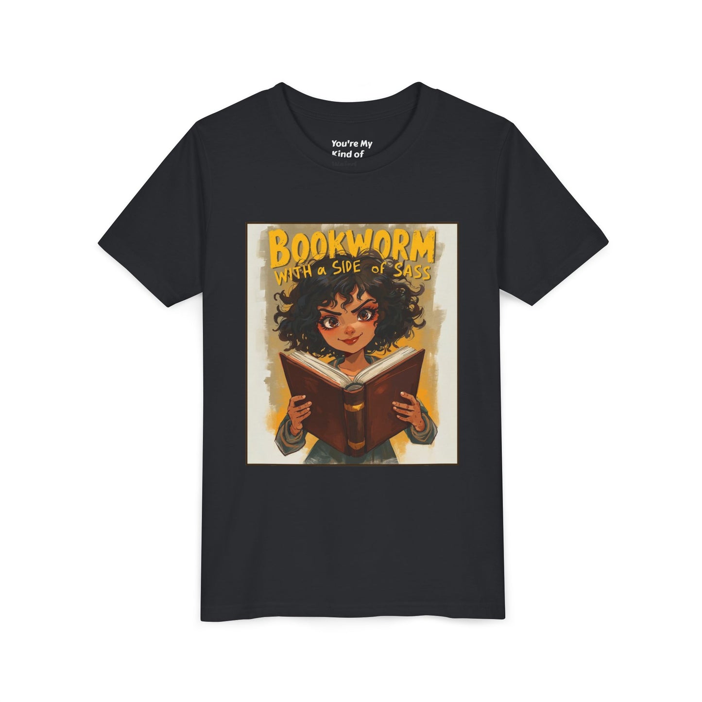 Kids Bookworm Sass Tee, Fun T-Shirt for Young Readers, Gift for Book Lovers, Back to School Apparel, Cute Kid's Graphic Tee