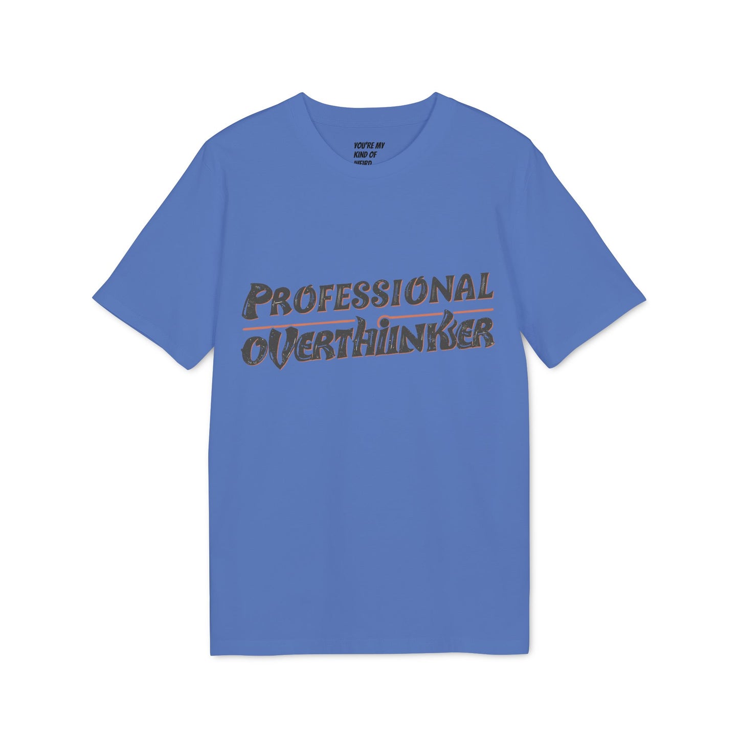 Professional Overthinker Unisex T-shirt, Creative Humor Tee, Gift for Thinkers, Casual Wear, Perfect for Birthdays, Friends, Relaxed Style