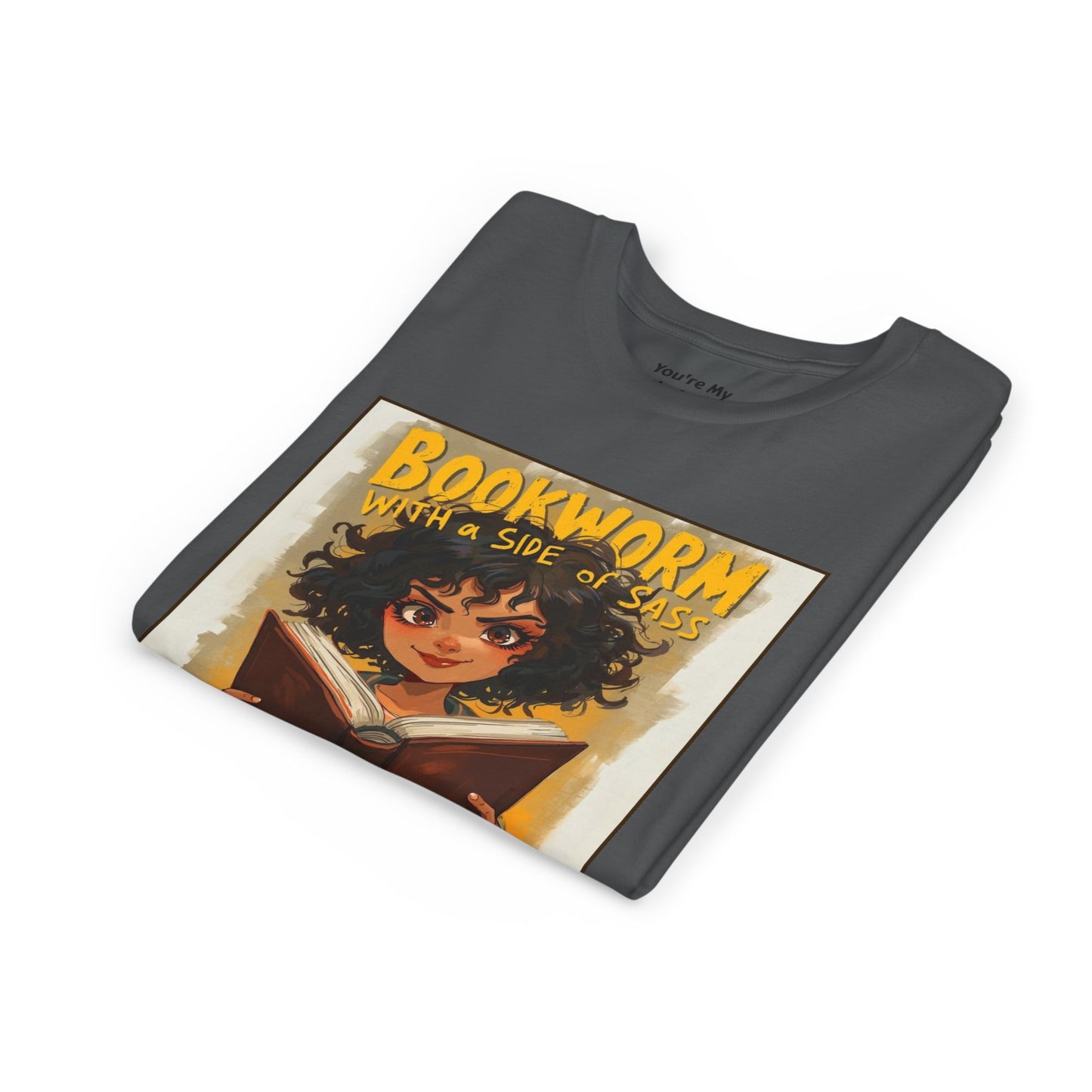Kids Bookworm Sass Tee, Fun T-Shirt for Young Readers, Gift for Book Lovers, Back to School Apparel, Cute Kid's Graphic Tee