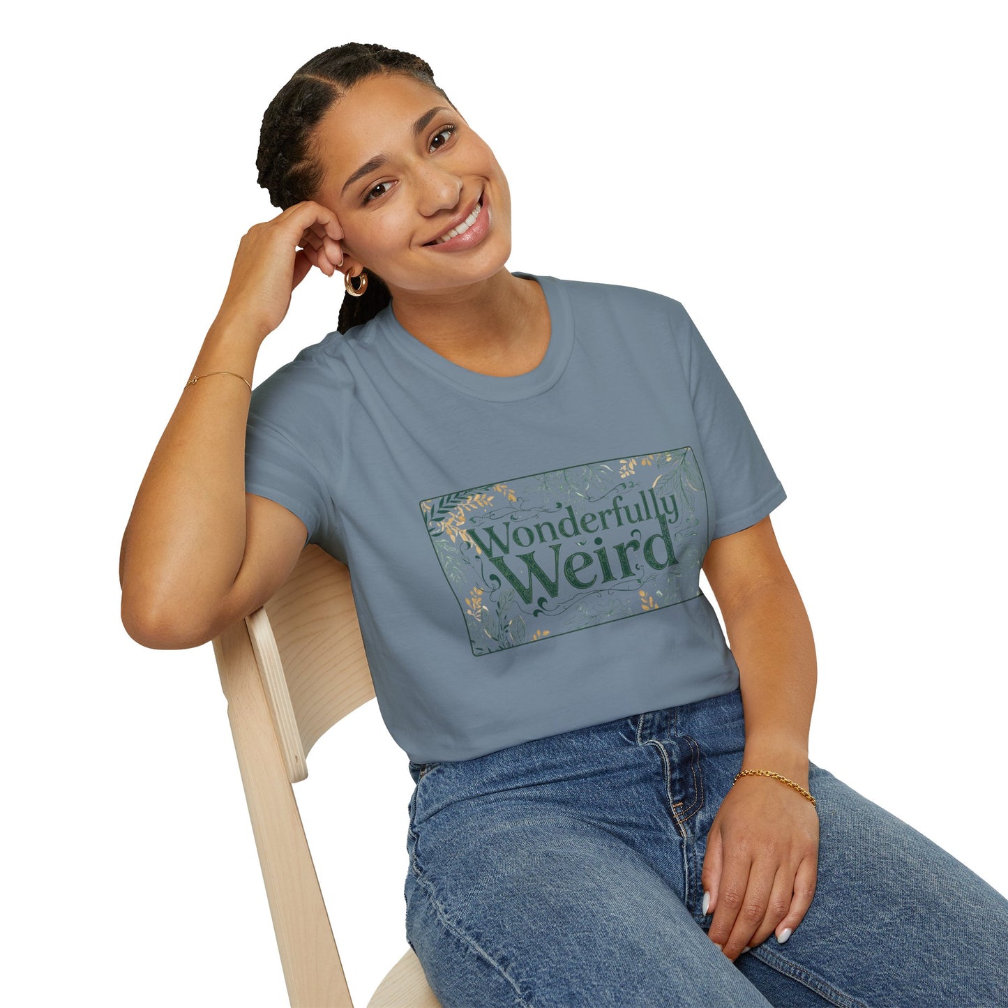 Wonderfully Weird Unisex Softstyle T-Shirt - Unique Gift, Quirky Apparel, Fun Statement Tee, Casual Wear, Everyday Comfort
