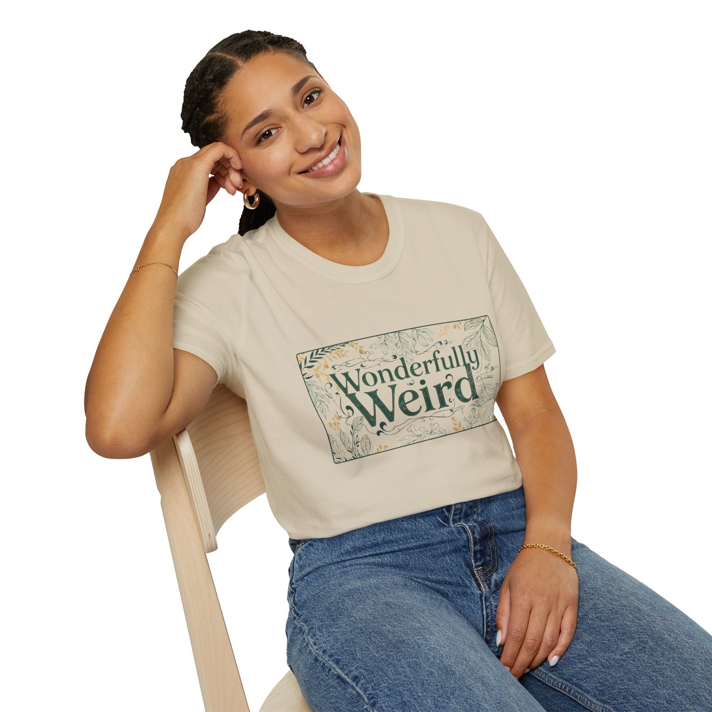 Wonderfully Weird Unisex Softstyle T-Shirt - Unique Gift, Quirky Apparel, Fun Statement Tee, Casual Wear, Everyday Comfort