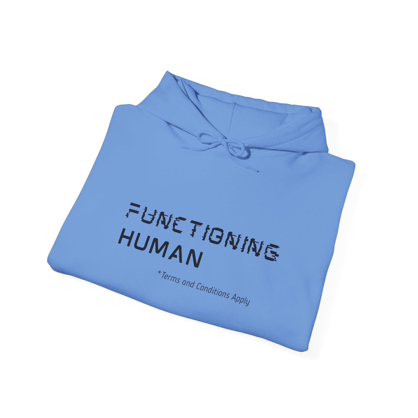 Functioning Human Hoodie – Funny Unisex Heavy Blend™ Sweatshirt, Cozy Cotton-Poly Blend, Casual Gift