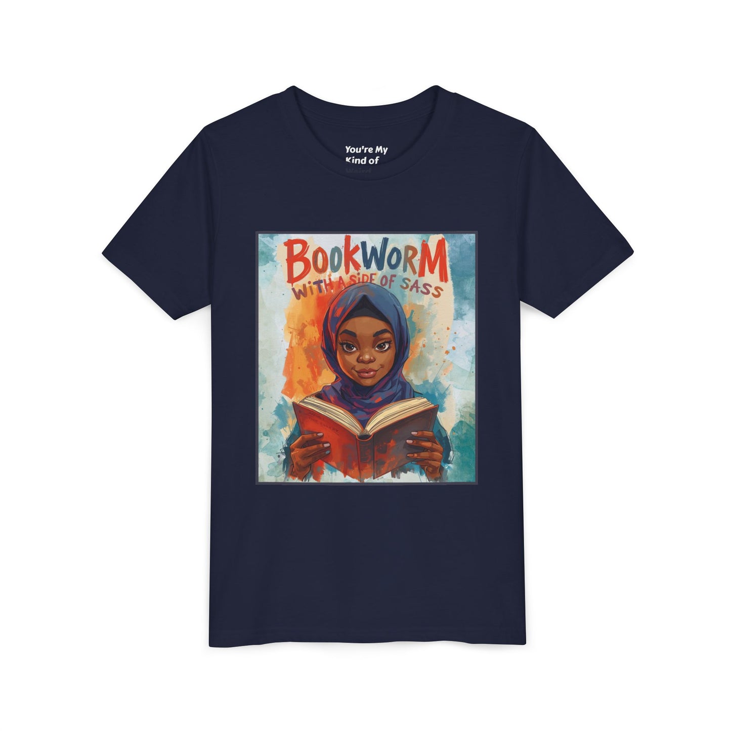 Kids Bookworm Sass Tee, Fun T-Shirt for Young Readers, Gift for Book Lovers, Back to School Apparel, Cute Kid's Graphic Tee
