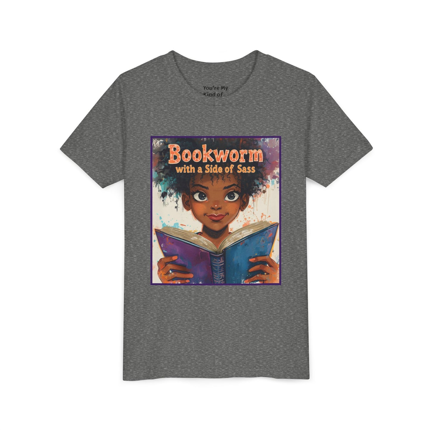 Kids Bookworm Sass Tee, Fun T-Shirt for Young Readers, Gift for Book Lovers, Back to School Apparel, Cute Kid's Graphic Tee