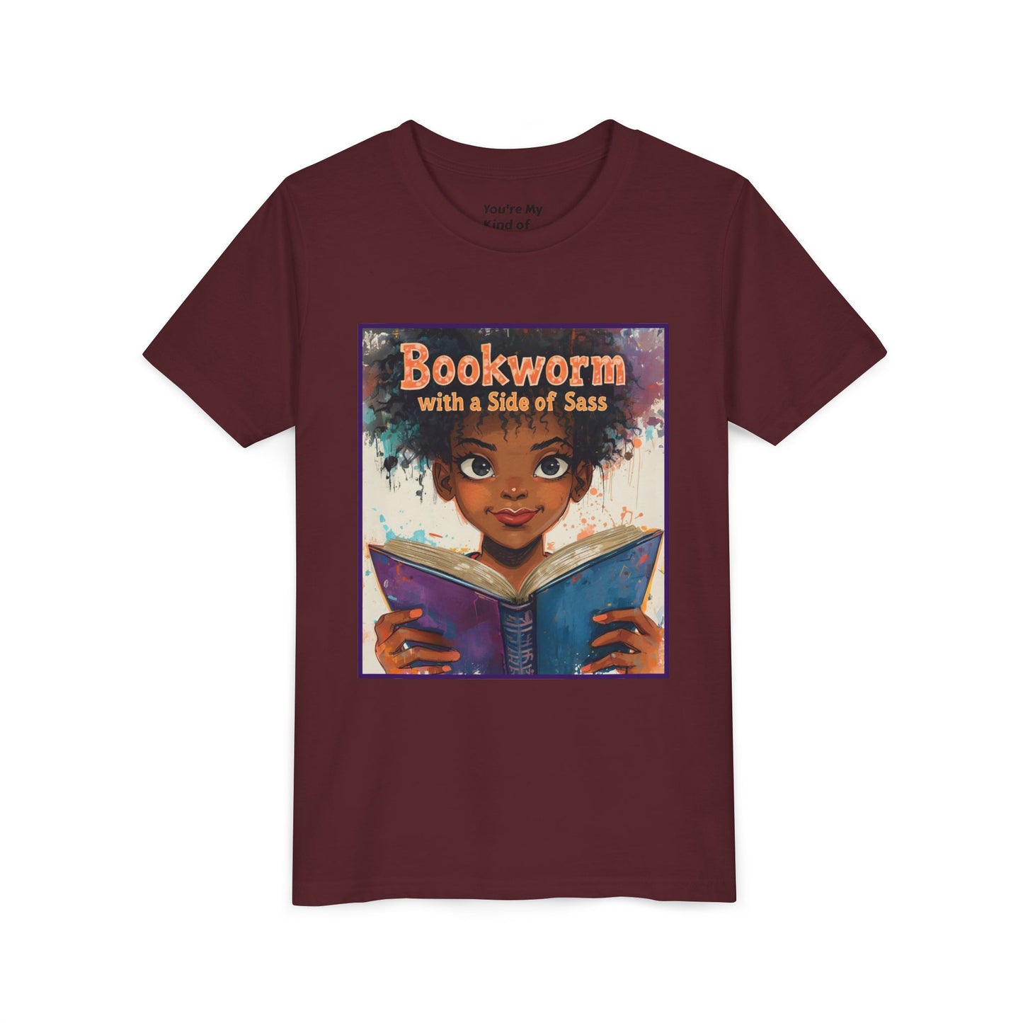 Kids Bookworm Sass Tee, Fun T-Shirt for Young Readers, Gift for Book Lovers, Back to School Apparel, Cute Kid's Graphic Tee
