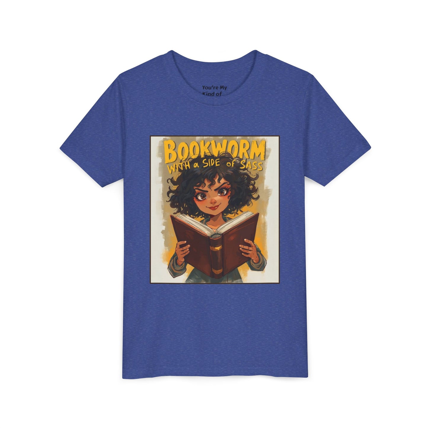 Kids Bookworm Sass Tee, Fun T-Shirt for Young Readers, Gift for Book Lovers, Back to School Apparel, Cute Kid's Graphic Tee