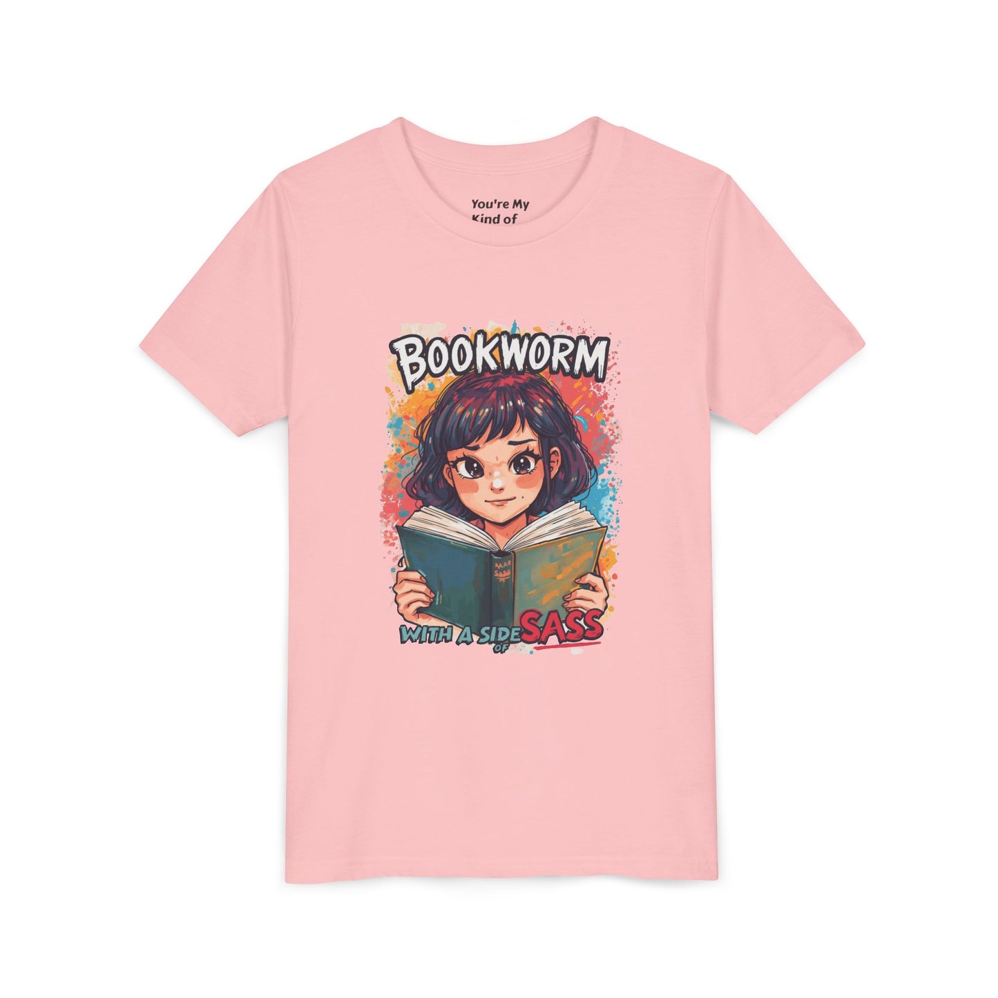 Kids Bookworm Sass Tee, Fun T-Shirt for Young Readers, Gift for Book Lovers, Back to School Apparel, Cute Kid's Graphic Tee