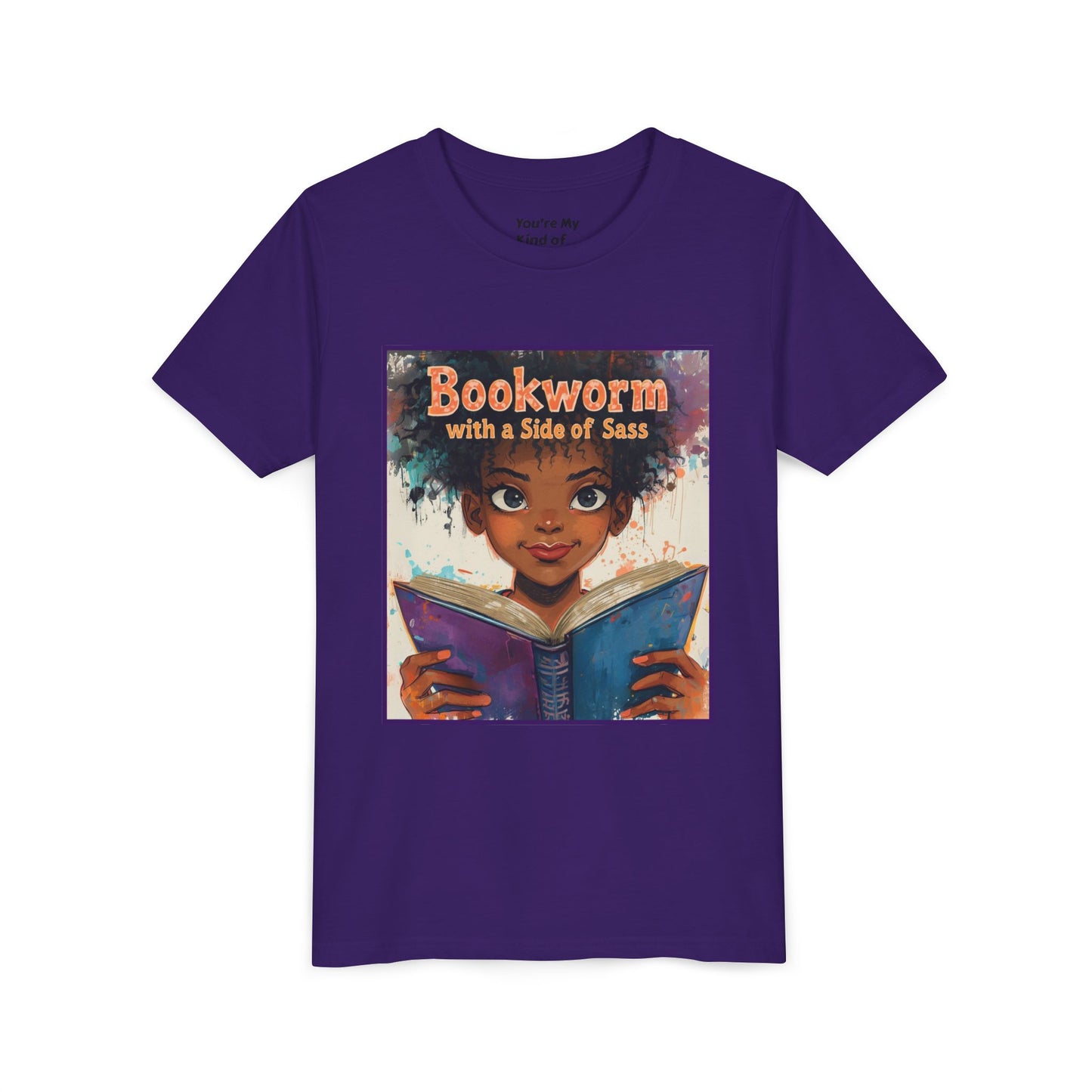 Kids Bookworm Sass Tee, Fun T-Shirt for Young Readers, Gift for Book Lovers, Back to School Apparel, Cute Kid's Graphic Tee
