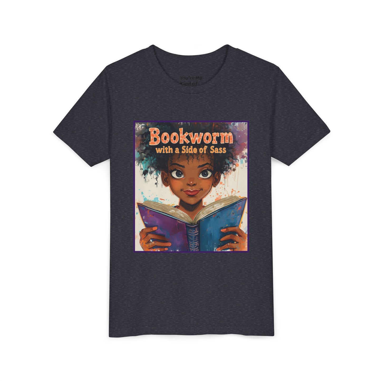 Kids Bookworm Sass Tee, Fun T-Shirt for Young Readers, Gift for Book Lovers, Back to School Apparel, Cute Kid's Graphic Tee