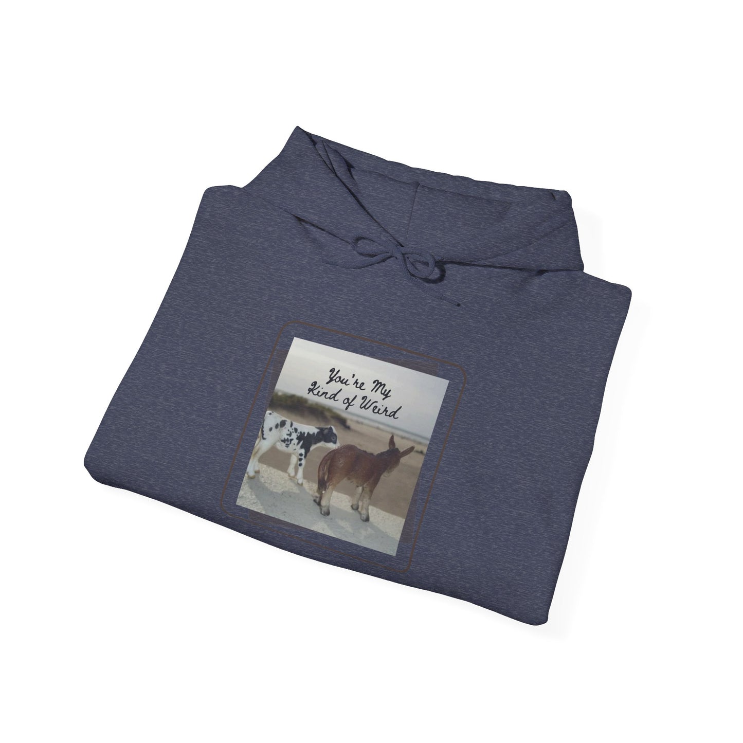 Cozy Fleece Hoodie with Three-Panel Design, Animal Lover Gift, Casual Wear, Graphic Sweatshirt, Winter Apparel