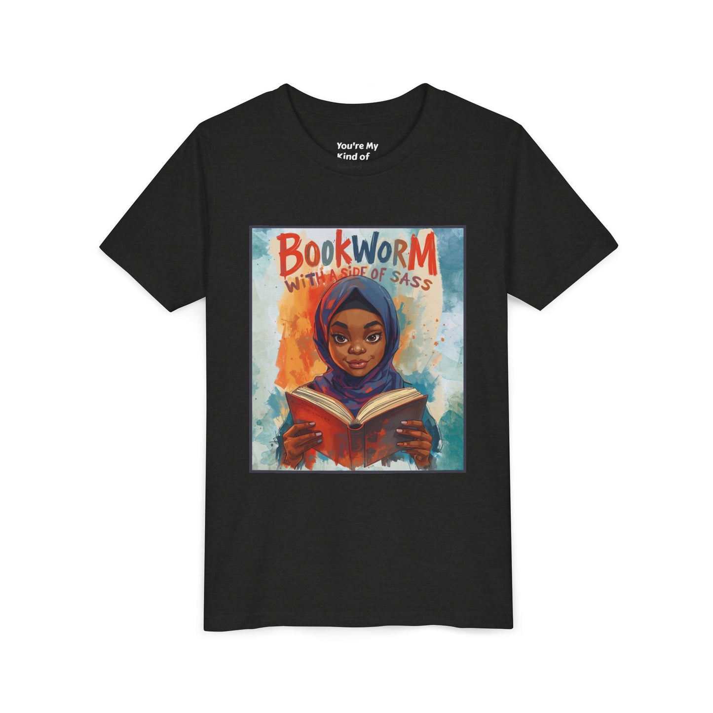 Kids Bookworm Sass Tee, Fun T-Shirt for Young Readers, Gift for Book Lovers, Back to School Apparel, Cute Kid's Graphic Tee