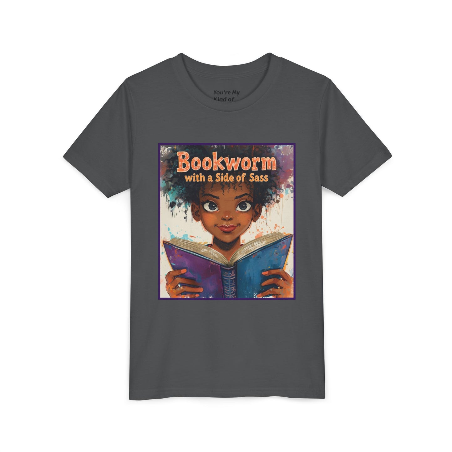 Kids Bookworm Sass Tee, Fun T-Shirt for Young Readers, Gift for Book Lovers, Back to School Apparel, Cute Kid's Graphic Tee