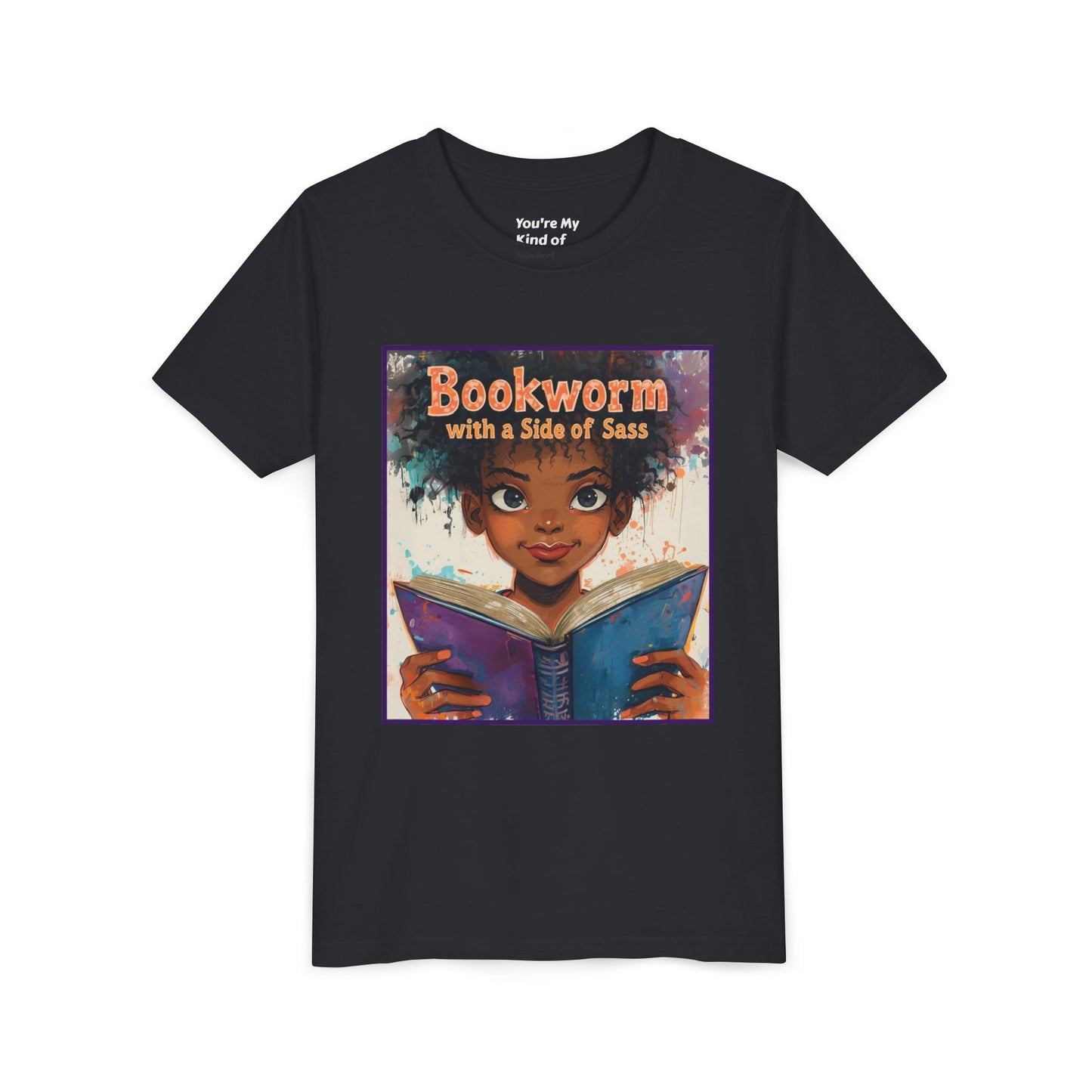 Kids Bookworm Sass Tee, Fun T-Shirt for Young Readers, Gift for Book Lovers, Back to School Apparel, Cute Kid's Graphic Tee