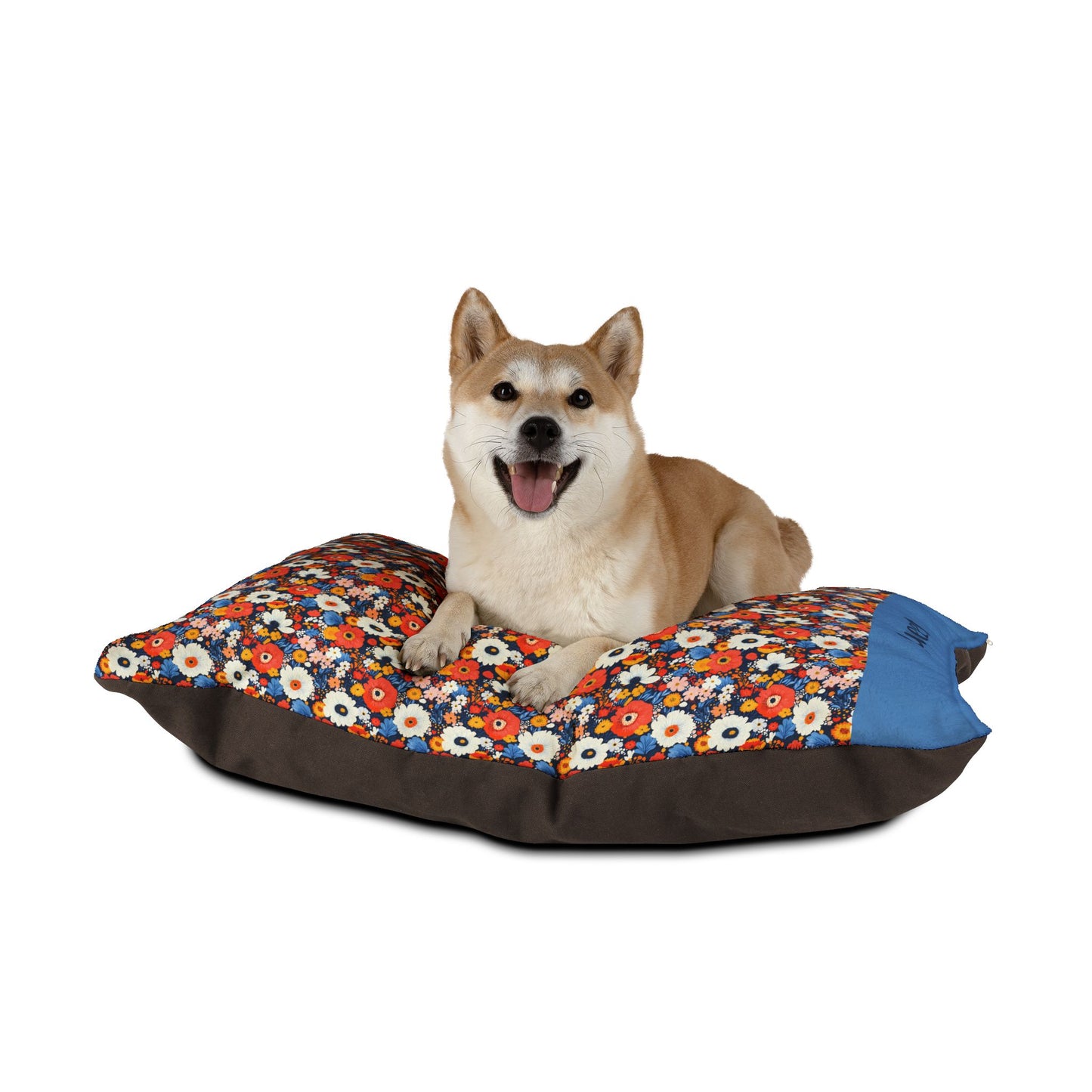 Personalized Floral Pet Bed with Name | Custom Dog Bed or Cat Bed - You're My Kind of Weird