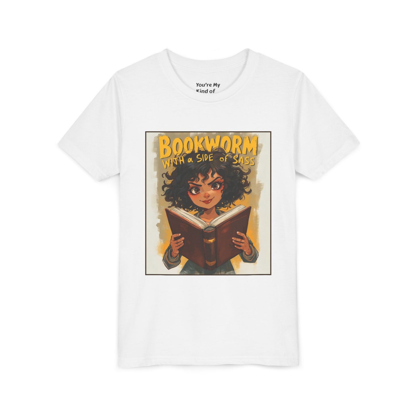 Kids Bookworm Sass Tee, Fun T-Shirt for Young Readers, Gift for Book Lovers, Back to School Apparel, Cute Kid's Graphic Tee