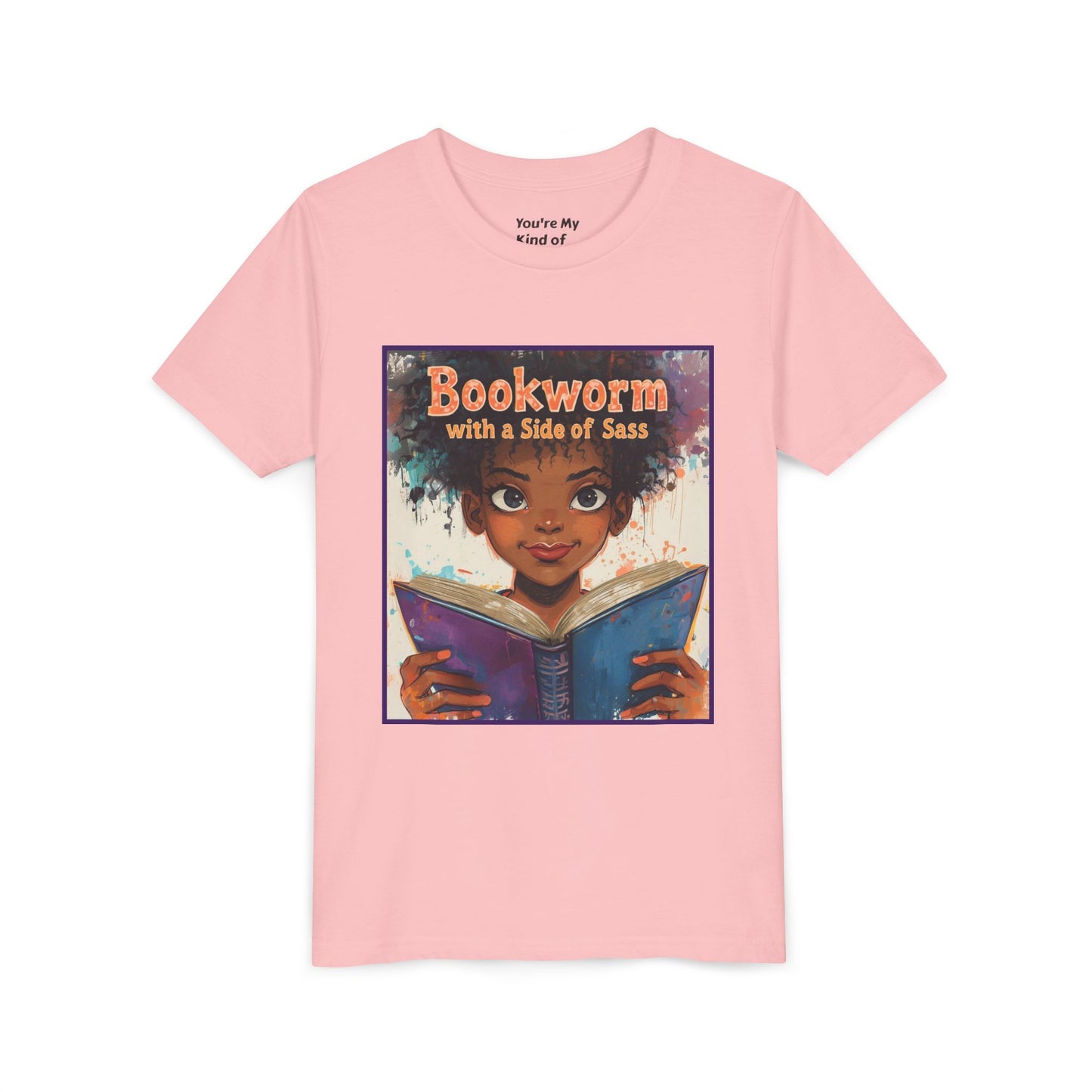 Kids Bookworm Sass Tee, Fun T-Shirt for Young Readers, Gift for Book Lovers, Back to School Apparel, Cute Kid's Graphic Tee