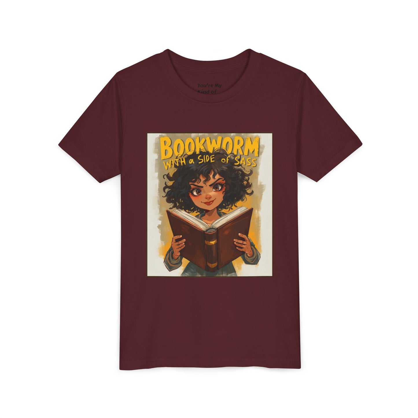 Kids Bookworm Sass Tee, Fun T-Shirt for Young Readers, Gift for Book Lovers, Back to School Apparel, Cute Kid's Graphic Tee