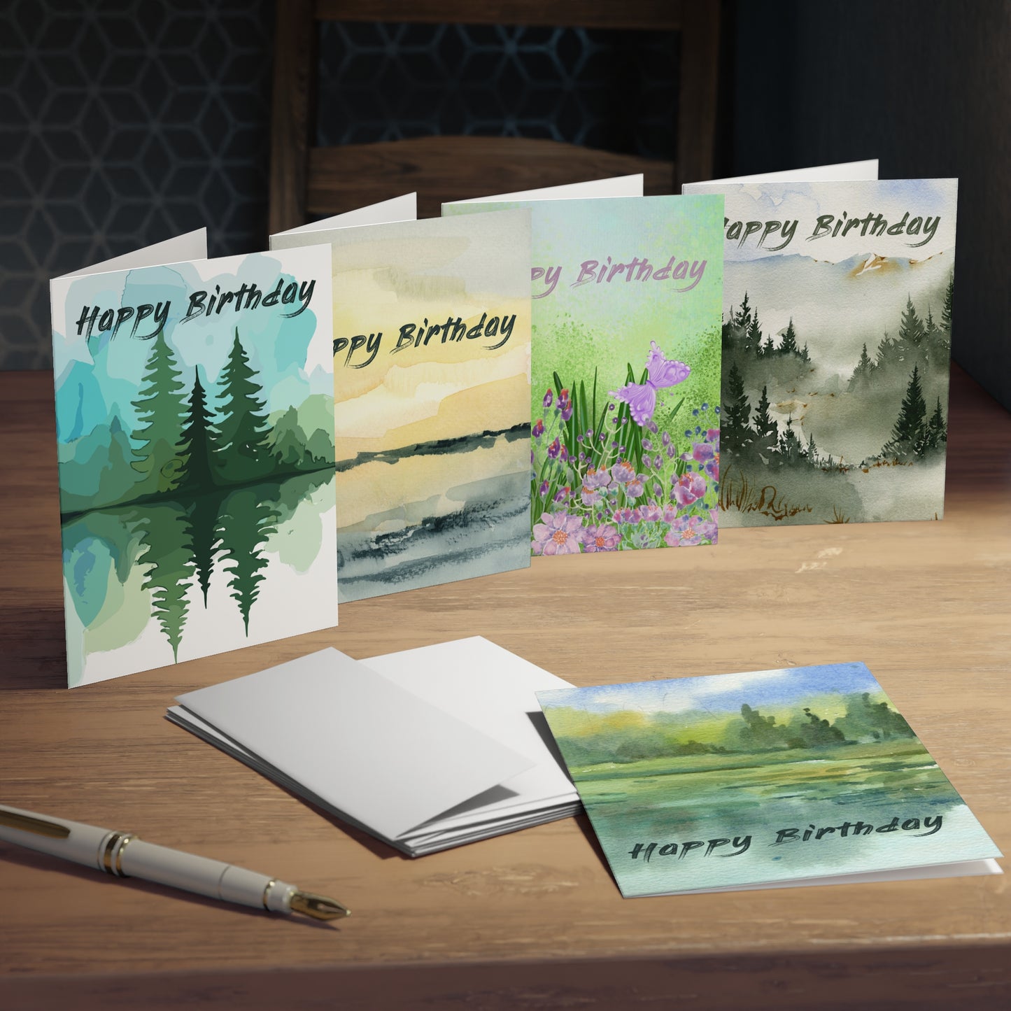ADHD Funny Birthday Cards - 5 card set - Late On Purpose (Sort Of) - You're My Kind of Weird