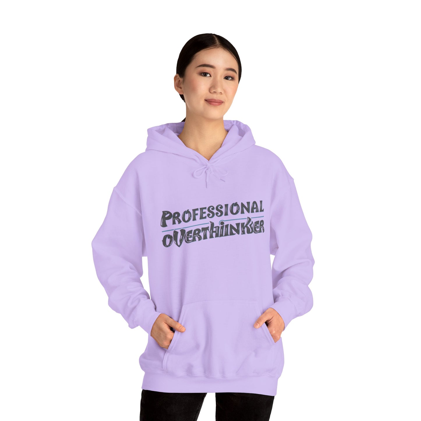 Professional Overthinker Hoodie, Cozy Sweatshirt for Mental Health Awareness, Gift for Overthinkers, Funny Casual Wear, Unisex Pullover
