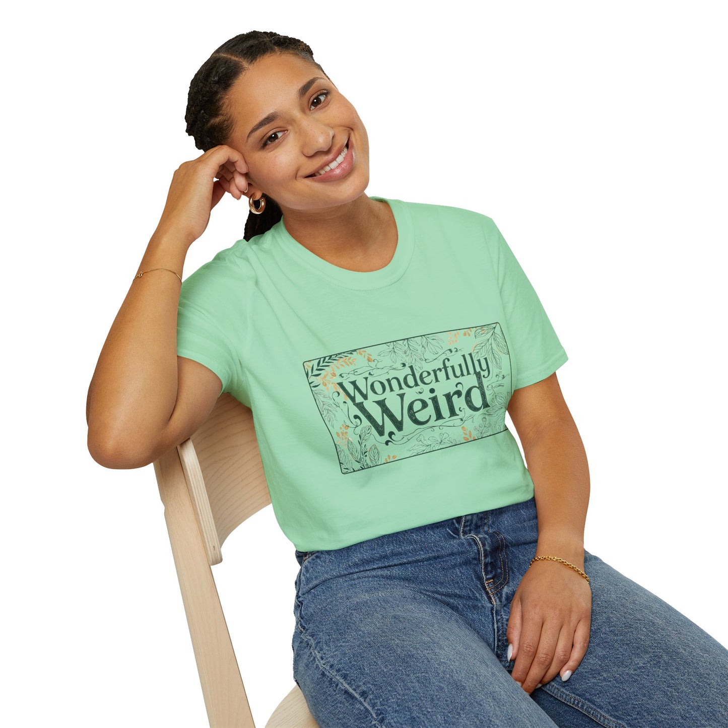 Wonderfully Weird Unisex Softstyle T-Shirt - Unique Gift, Quirky Apparel, Fun Statement Tee, Casual Wear, Everyday Comfort