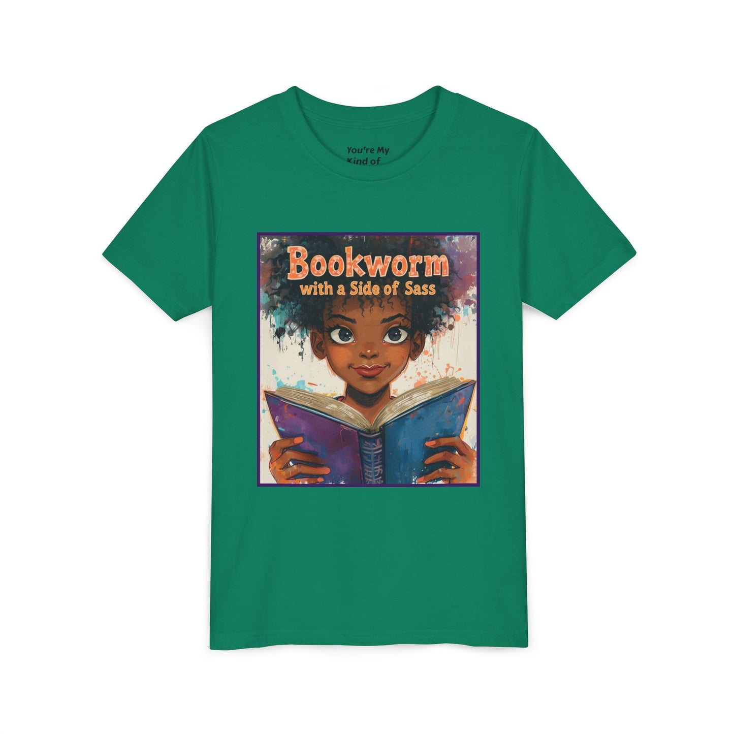 Kids Bookworm Sass Tee, Fun T-Shirt for Young Readers, Gift for Book Lovers, Back to School Apparel, Cute Kid's Graphic Tee