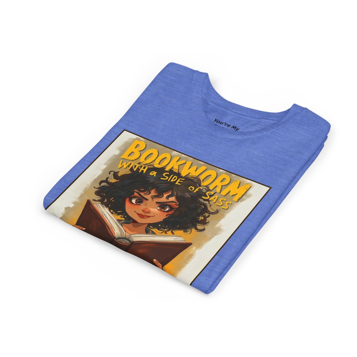 Kids Bookworm Sass Tee, Fun T-Shirt for Young Readers, Gift for Book Lovers, Back to School Apparel, Cute Kid's Graphic Tee