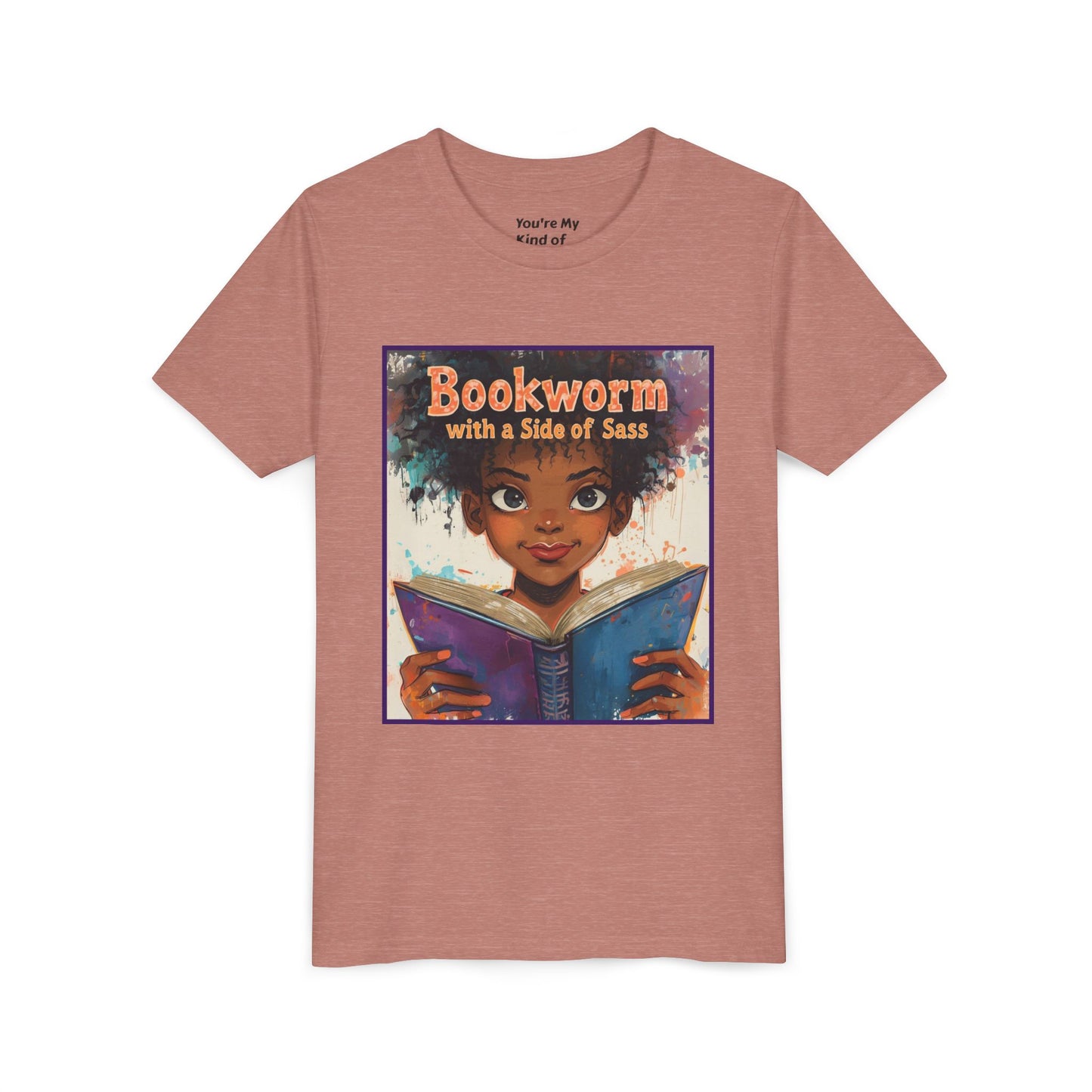 Kids Bookworm Sass Tee, Fun T-Shirt for Young Readers, Gift for Book Lovers, Back to School Apparel, Cute Kid's Graphic Tee
