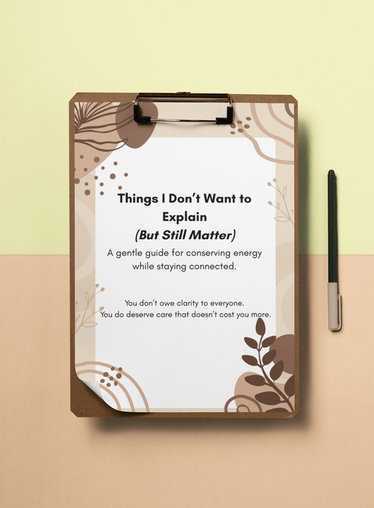 Things I Don’t Want to Explain (But Still Matter) - You're My Kind of Weird