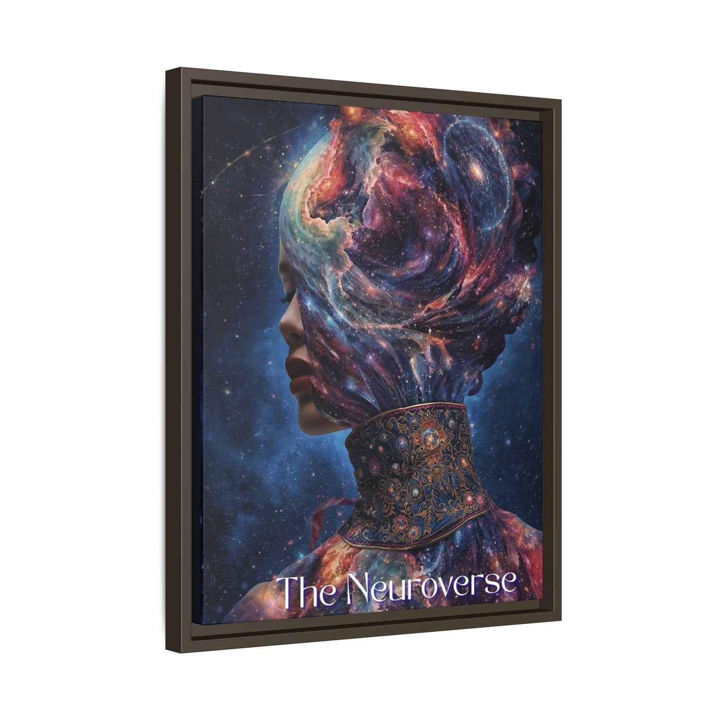 Neuroverse Framed Canvas – Cosmic Wall Art for Creative & Curious Minds | Vibrant Galaxy - Inspired Home Decor - You're My Kind of Weird