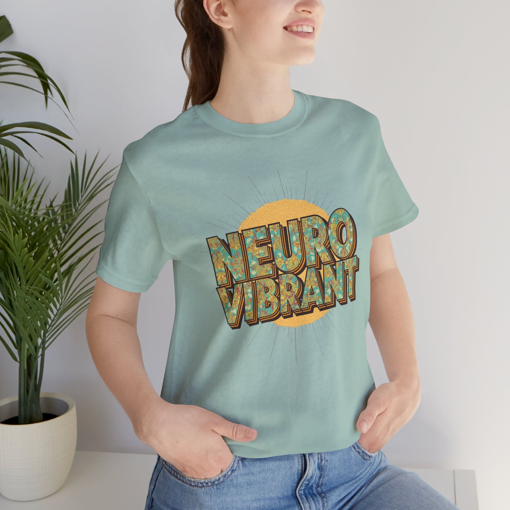 Neuro Vibrant Tee — Retro Graphic T-Shirt - You're My Kind of Weird
