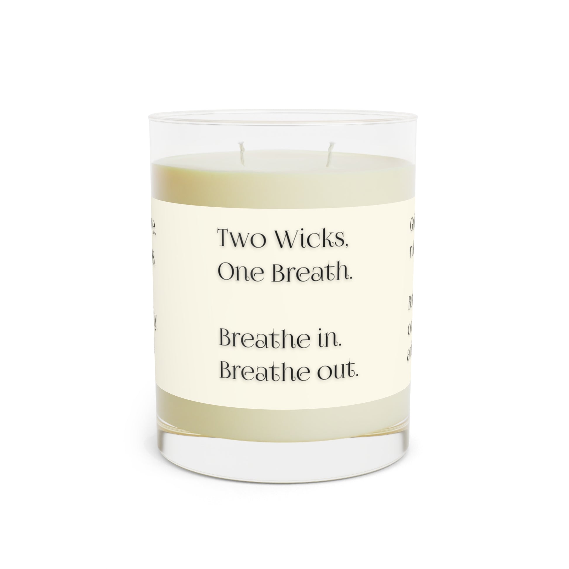 Two Wicks One Breath Sympathy Candle | Bereavement and Grief Gift - You're My Kind of Weird