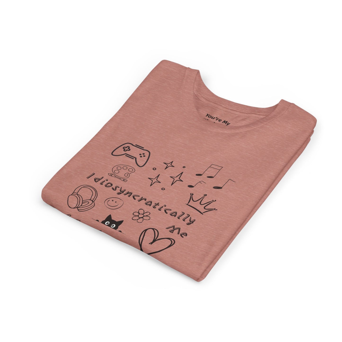 Idiosyncratically Me Youth Tee *CUSTOMIZE* | Pick doodles that are meaningful to YOU - You're My Kind of Weird
