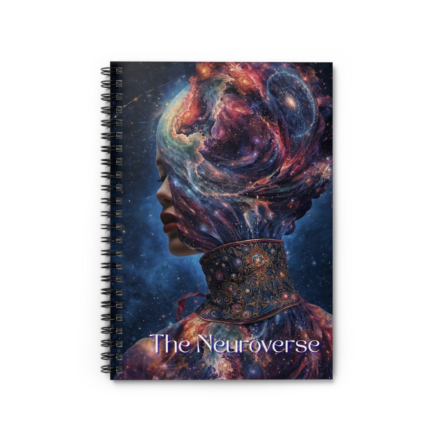 Cosmic Spiral Notebook - The Neuroverse Design | Inspirational Journal, Writing Pad, Gift for Dreamers, Astronomy Lovers, Art Enthusiasts