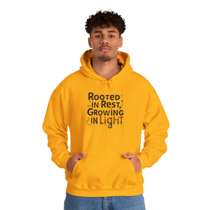 Rooted in Rest, Growing in Light Hoodie | Cozy Kwanzaa Sweatshirt - You're My Kind of Weird