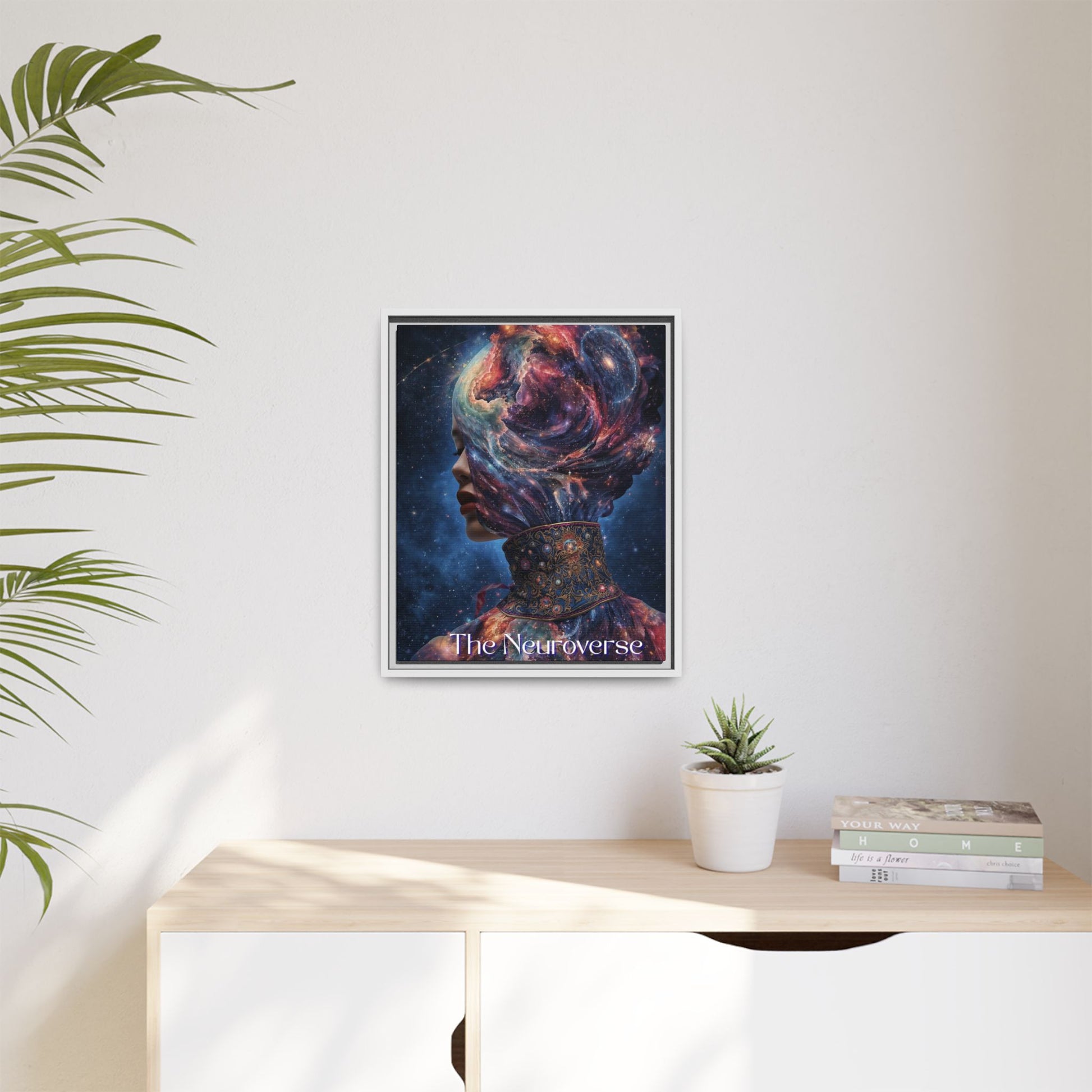 Neuroverse Framed Canvas – Cosmic Wall Art for Creative & Curious Minds | Vibrant Galaxy - Inspired Home Decor - You're My Kind of Weird
