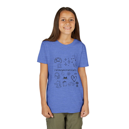 Idiosyncratically Me Youth Tee *CUSTOMIZE* | Pick doodles that are meaningful to YOU - You're My Kind of Weird