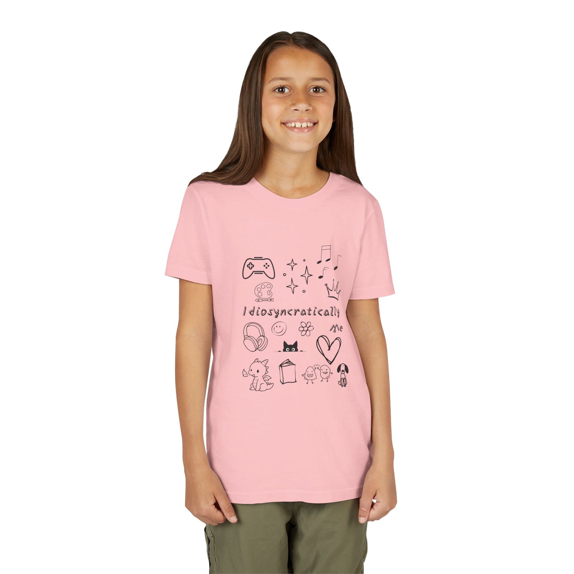 Idiosyncratically Me Youth Tee *CUSTOMIZE* | Pick doodles that are meaningful to YOU - You're My Kind of Weird