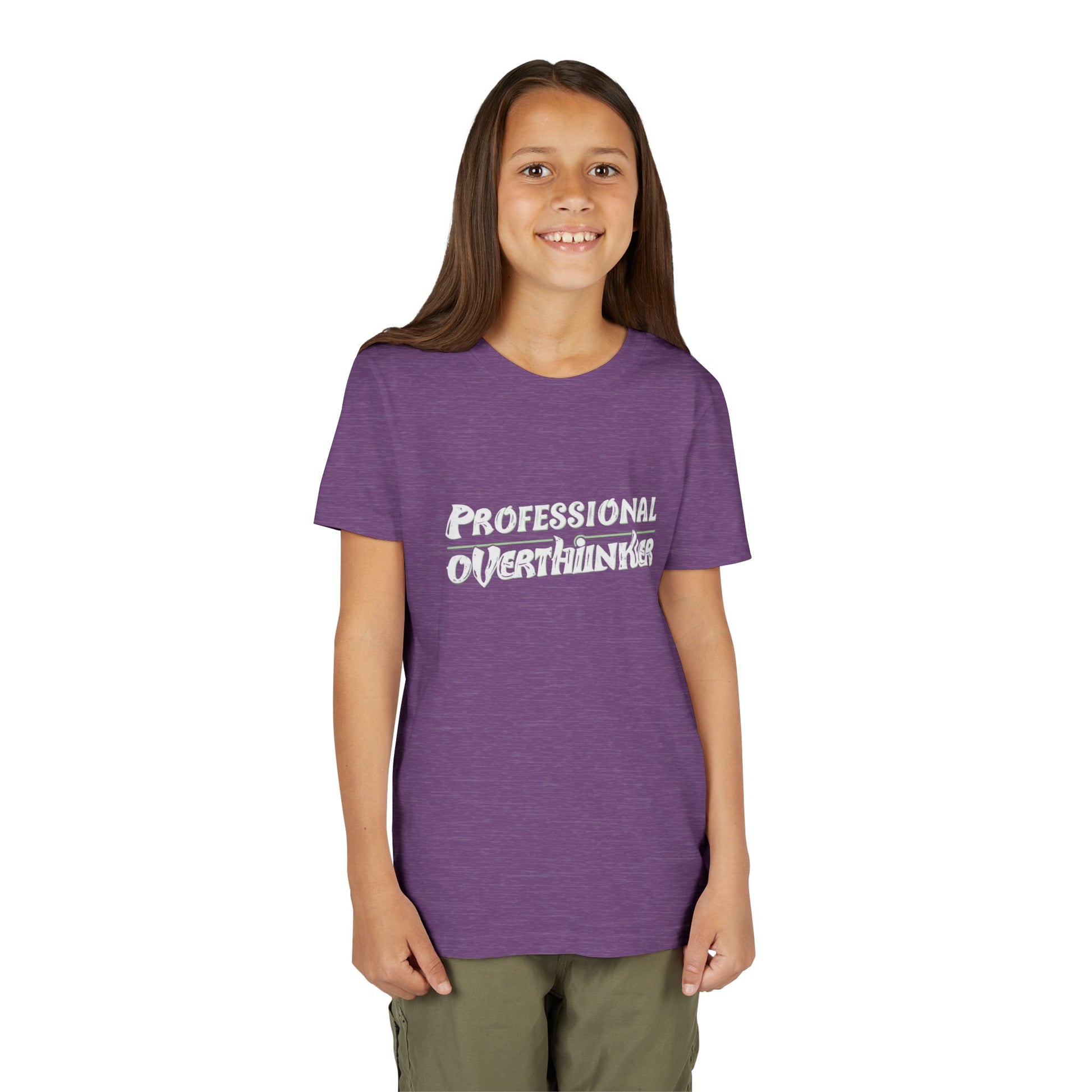 Professional Overthinker Kids T-Shirt – Soft Youth Tee for Creative Thinkers - You're My Kind of Weird
