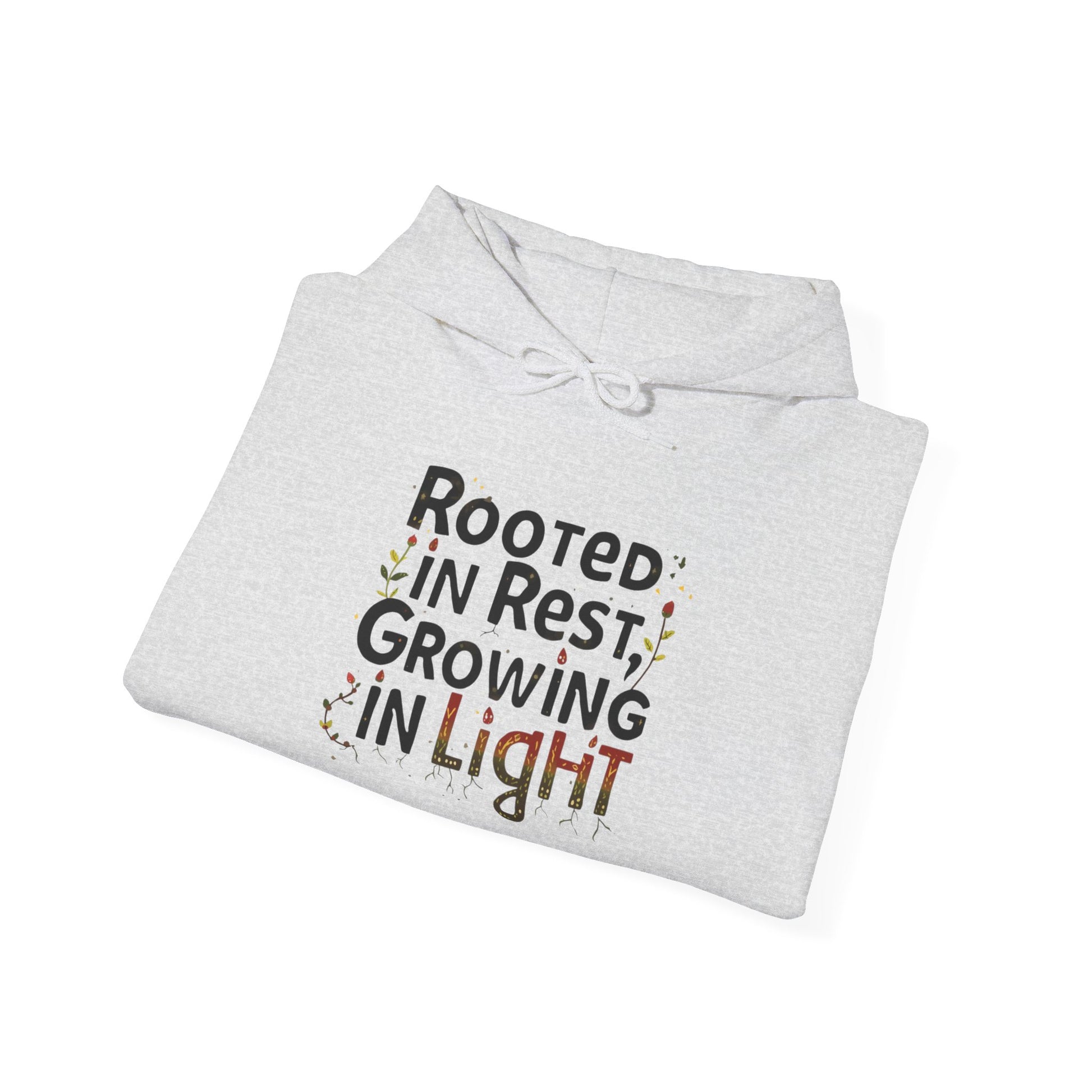Rooted in Rest, Growing in Light Hoodie | Cozy Kwanzaa Sweatshirt - You're My Kind of Weird