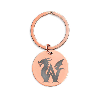Custom DnD Keychain | Personalized Double Sided Engraved Keyring - You're My Kind of Weird