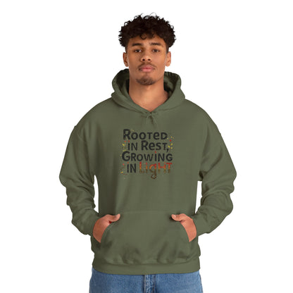 Rooted in Rest, Growing in Light Hoodie | Cozy Kwanzaa Sweatshirt - You're My Kind of Weird
