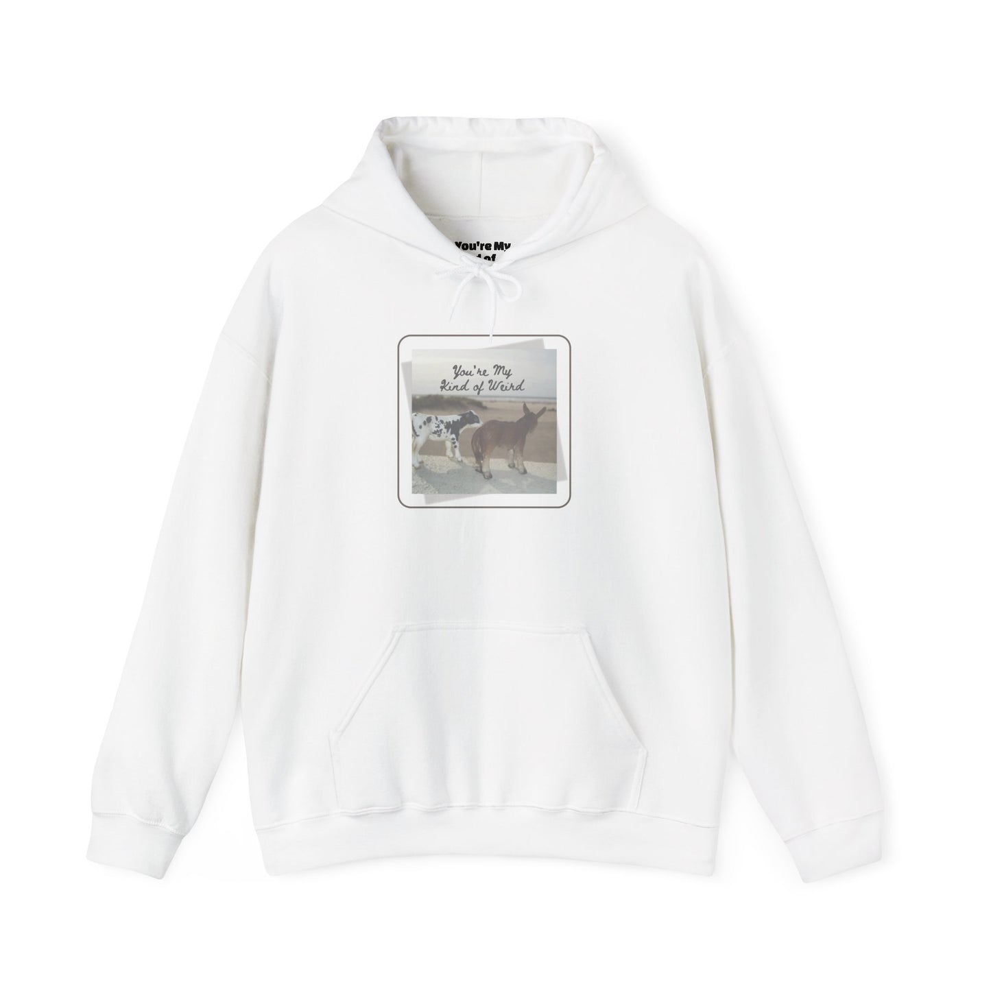 Cozy Fleece Hoodie with Three-Panel Design, Animal Lover Gift, Casual Wear, Graphic Sweatshirt, Winter Apparel